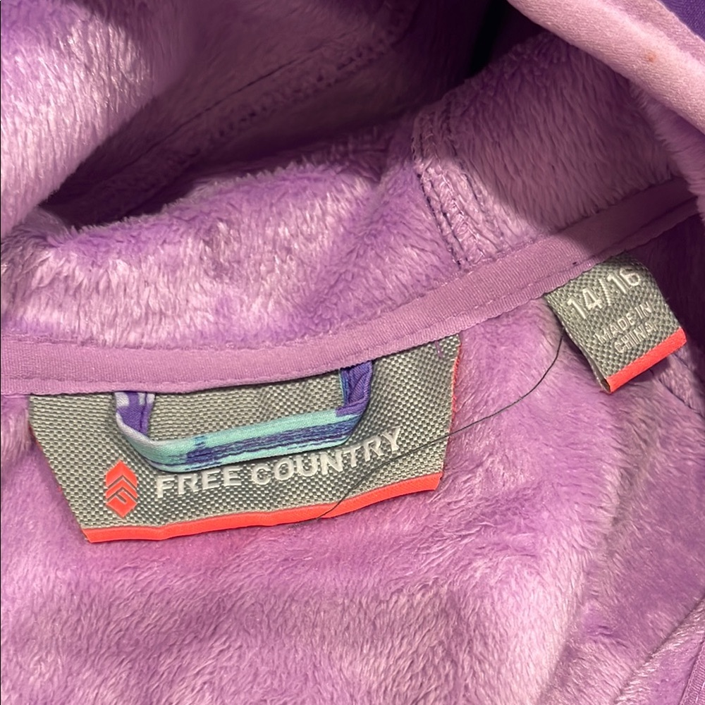 Free Country Lavender Fleece Rain Jacket - Picture 2 of 2